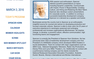 The Wheel for March 3, 2016