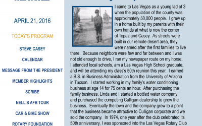 The Wheel for April 21, 2016