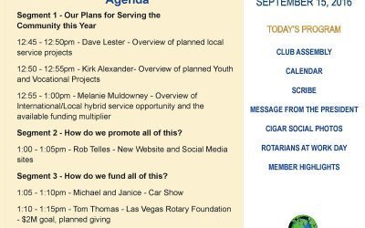 The Wheel for September 15, 2016