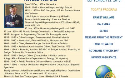 The Wheel for September 22, 2016