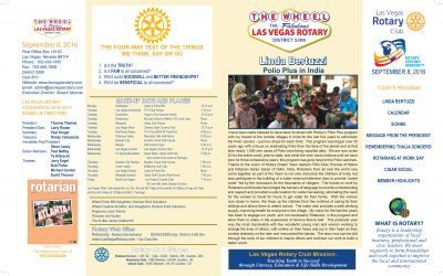 The Wheel for September 8, 2016