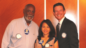 New Members Joe Lee and Jimmelli Skargil were our greeters for last week along with Kirk Holmes.