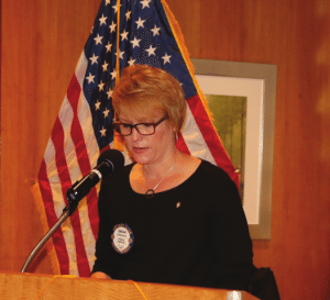 Sarah Brown delivered her invocation. Thank you Sarah.