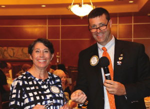 Nancy Slitz wins the Lawrey Bucks.