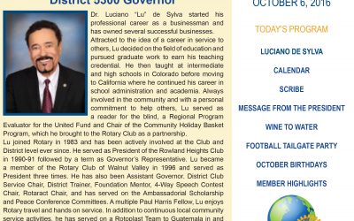 The Wheel for October 6, 2016