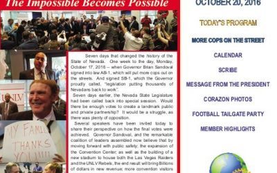 The Wheel for October 20, 2016