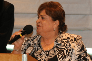 Sidra Kain led the club with a wonderful rendition of “My Country Tis of Thee”.