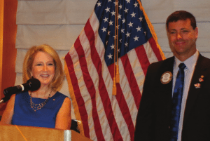 Past president Mary Ann Avnet presented us our weekly invocation.