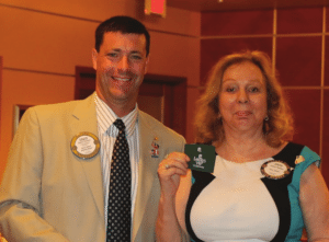 Judy Phebus wins the Lawry Bucks.