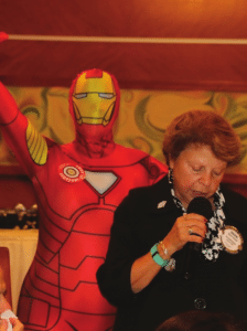 Sargent-at-arms IronWOman (Jaime Goldsmith) introduced our members who announced upcoming projects and events.