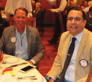 Past President Russ Swain joins Anil Melnick in Fellowship.
