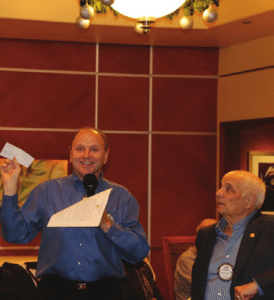 Captain Kirk gave his Christmas check from his mother to contribute to the Santa Clothes program.