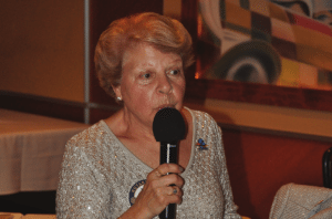 Marie Walsh talks about reading program.