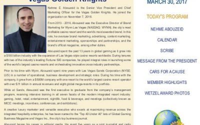 The Wheel for March 30, 2017