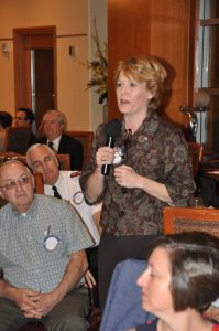 Sarah Brown annouces Trash Pickup