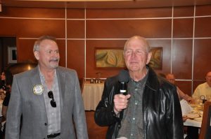 Sgt at Arms Randy Donald + visitor