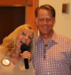 Jackie Thornhill explained where to meet for the Scotty Wetzel event at Nellis