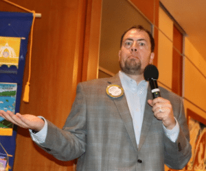 PE (President elect) Michael Gordon announced the upcoming District Assembly dates