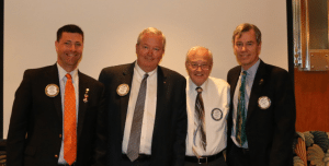 President Dave awards multiple PHF’s to Randy Campanale, Bob Fisher and Larry Tomsic.