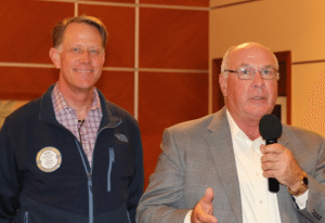 Sergeant-at-Arms Past President Russell Swain and Bill Stieren brought us up to date on the planned test site visit.