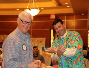 Dr. Walt Rulffes won the Lawry Bucks.