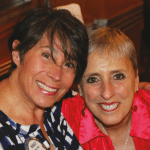Nancy Slitz is moving to Colorado and poses with Janet Linder for a going away photo.