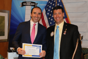 President Dave presented our speaker Nehme Abouzeid of our new NHL team the “Vegas Golden Knights”.