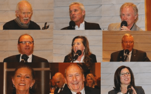 Some of our Club past presidents summarized their year at the Helm.