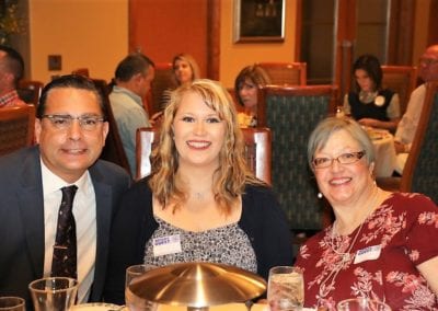 Anil Melnick is joined for lunch by his wife Brittney and her mother Jackie.