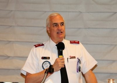 Major Randy Kinnamon of the Salvation Army outlined their response in helping the victims of the Route 91 music festival