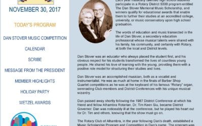 The Wheel for November 30, 2017