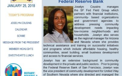 The Wheel for January 25, 2018