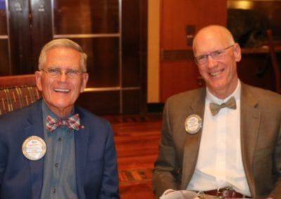Bow Tie Past Presidents Ned Phillips and Steve Casey.