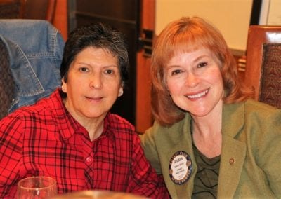 Arleen Sirois was joined for lunch with her best friend Mary.