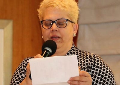 Janice Lencke provided the directors report on wine to water.
