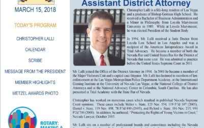 The Wheel for March 15, 2018