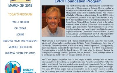 The Wheel for March 29, 2018