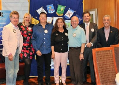 This month’s Birthday table included PP Karen Whisenhunt, Michael Williams, Matt Nelson, Chris Rodenfels, Paul Kruger, Jamie Goldsmith and PP Jim Tucker.