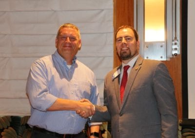 President Michael presented our speaker John Entsminger, the general manager of the LVVWD, with our Share What You Can award.