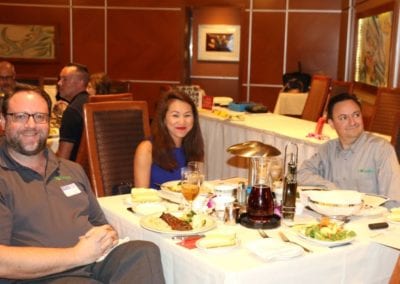 Seated at Jim’s head table was our speaker Brian, his wife Candy and Ralph Thomas of the Socrates Learning Platform.