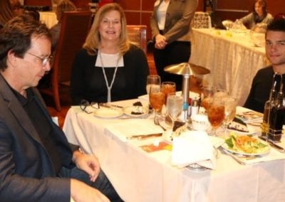 At our head table was Flight for Life CEO Mark Brown, our speaker Kristy Keller and Eric Astrameki.