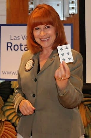 Arleen Sirois was lucky drawing the opportunity for a joker and winning the Lawry’s Bucks.