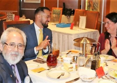 At president Jim’s head table were Andy Kuniyuki, Anthony Ruiz and his Assistant.