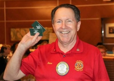 PP Steve Linder walked away with the Lawry’s Bucks.