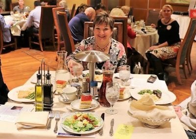 At President Jim’s head table were our speaker Judge Susan Johnson, Deb Granda and President Elect Jackie Thornhill.