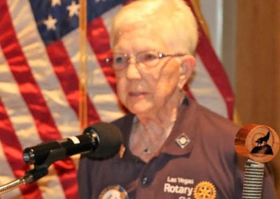 Joan Murdock led the invocation.