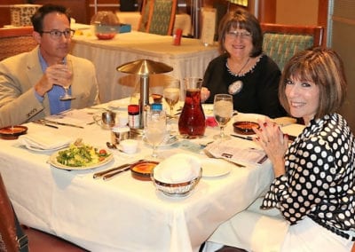At President Jackie’s head table were our Speaker Dr. Spencer Stewart, Tina Bishop and Toni Kern.