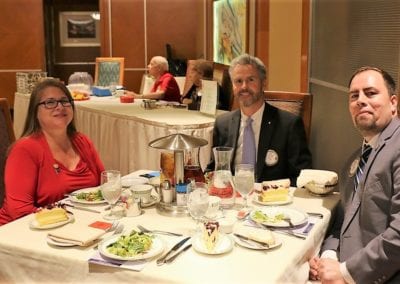 At President Jackie’s head table were our speaker District Governor Luanne Arrendondo, PP Jim Kohl and PP Michael Gordon.