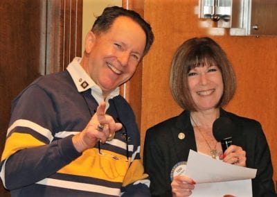 Here he goes again…with Toni Kern…Nice picture.