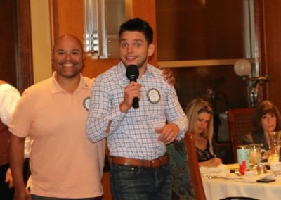 Sergeant at Arms Rene Gamero and Eric Astramecki announced our next annual fundraiser committee meeting.